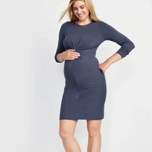 NWT Old Navy Maternity Twist Front Bodycon Dress